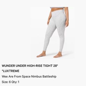 WUNDER UNDER HIGH-RISE TIGHT 28" *LUXTREME
Wee Are From Space Nimbus Battleship